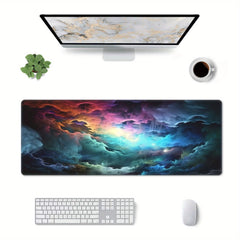 Space Galaxy Large Mouse Pad Non Slip Gaming Desk Mat L XXL Size