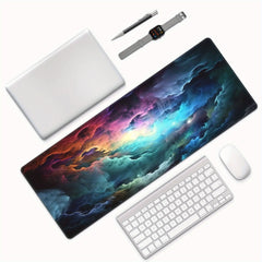Space Galaxy Large Mouse Pad Non Slip Gaming Desk Mat L XXL Size