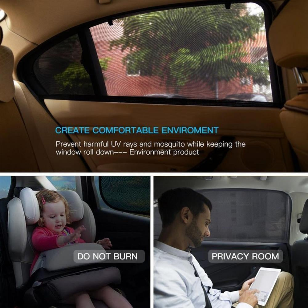 Car Window Sunshade Mesh Cover UV Protection