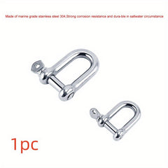 304 Stainless Steel D Shackle Bow Shackle High Strength Chain Link