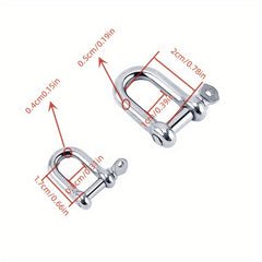 304 Stainless Steel D Shackle Bow Shackle High Strength Chain Link