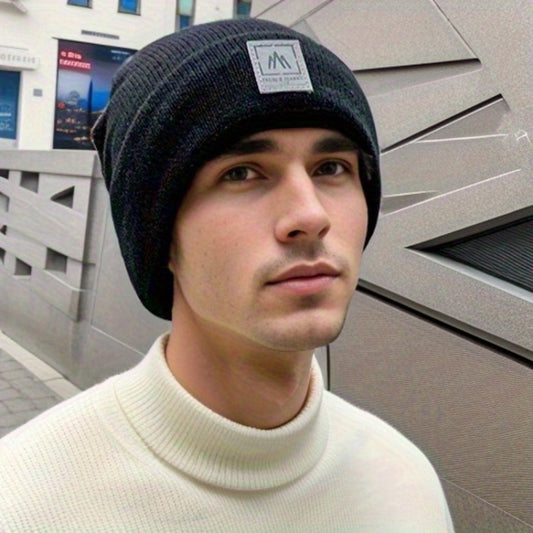 Winter Thicken Knitted Hat Windproof Brimless Hat