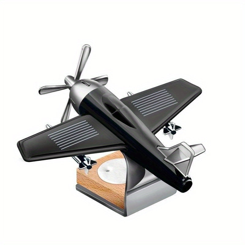 Solar Energy Airplane Car Perfume Decoration