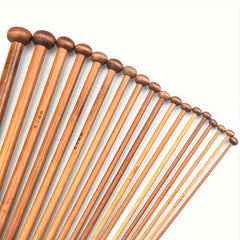 36pcs Bamboo Knitting Needles Set 2.0mm-10mm for DIY Sweater Scarf Blanket