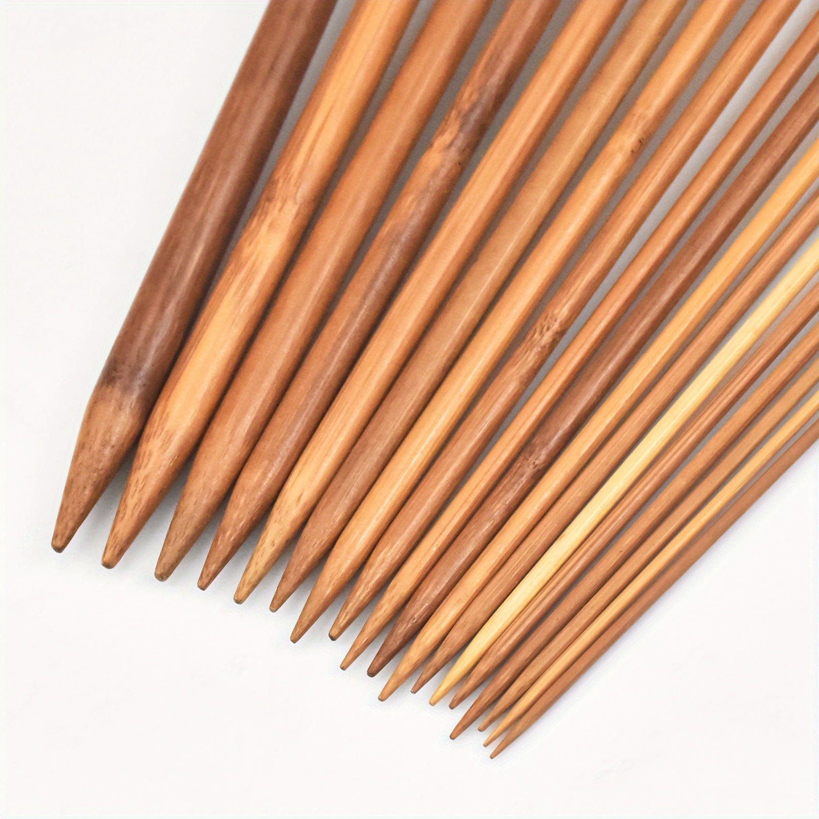 36pcs Bamboo Knitting Needles Set 2.0mm-10mm for DIY Sweater Scarf Blanket