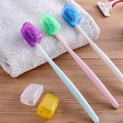 5pcs Toothbrush Head Cover Case Storage Box Toothbrush Protector Cap Holder