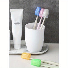 5pcs Toothbrush Head Cover Case Storage Box Toothbrush Protector Cap Holder