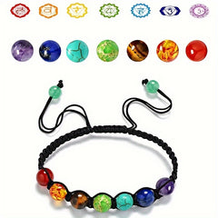 Adjustable 7 Beads Bracelet & Bangles Gift