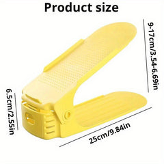 Adjustable Shoe Slot Storage Organizer Double Layer Shoe Rack