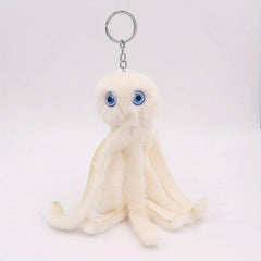 Octopus Keychain Plush Toy Bag Pendant Women's Shoulder Bag Accessory