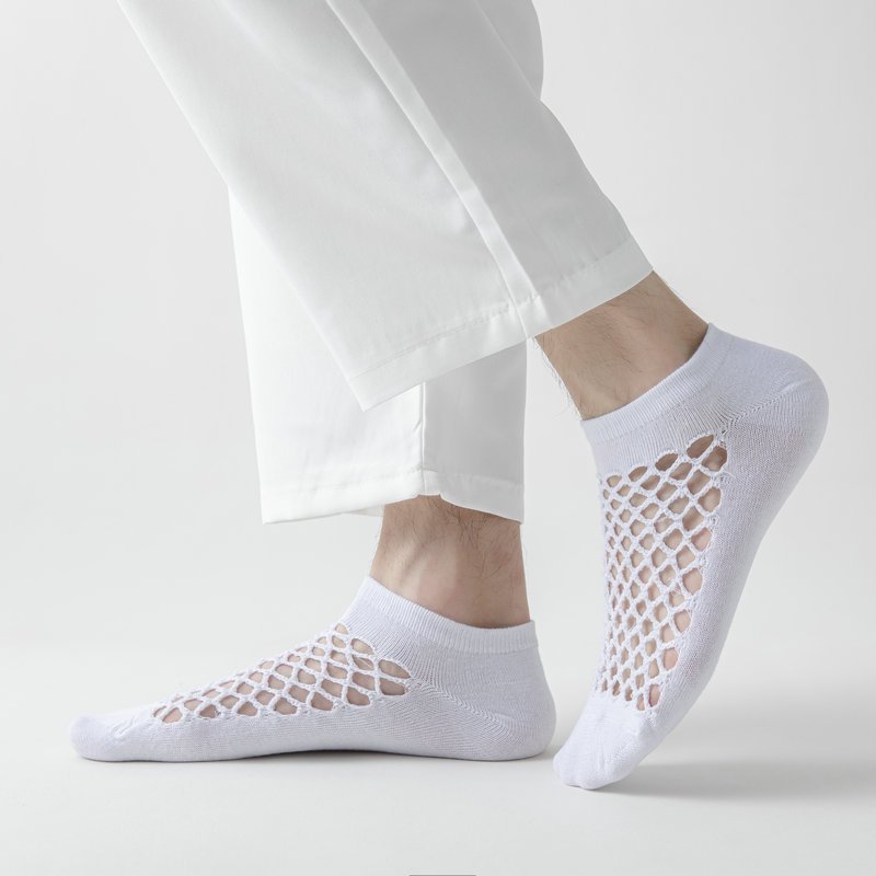 Breathable Mesh Ankle Socks for Running - 5 Pairs