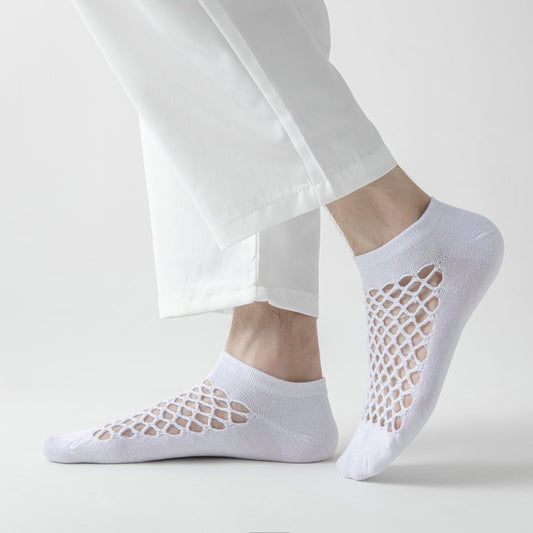 Breathable Mesh Ankle Socks for Running - 5 Pairs
