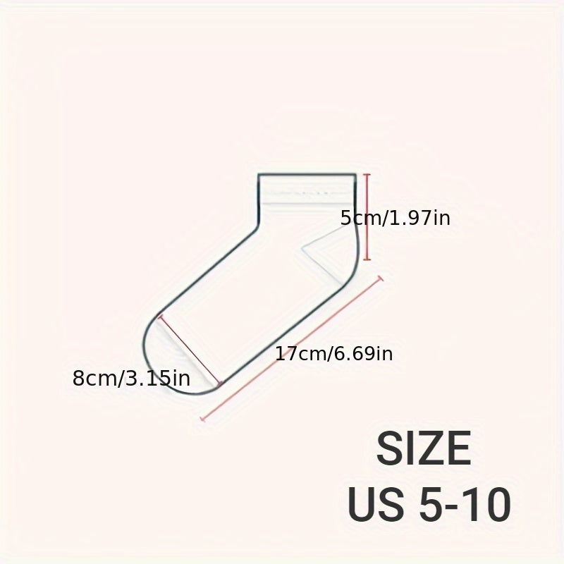 Breathable Mesh Ankle Socks for Running - 5 Pairs