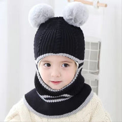 Plush Lined Furry Balaclava - Warm Soft Mask for Fall Winter Face Cover
