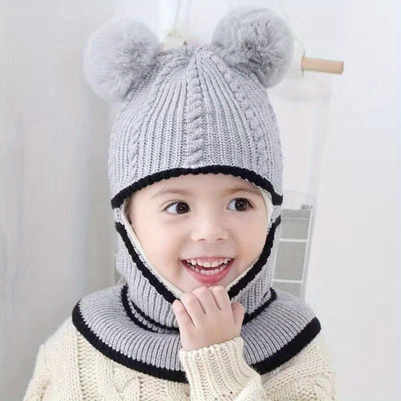 Plush Lined Furry Balaclava - Warm Soft Mask for Fall Winter Face Cover