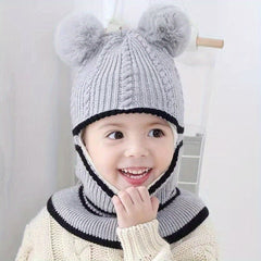 Plush Lined Furry Balaclava - Warm Soft Mask for Fall Winter Face Cover