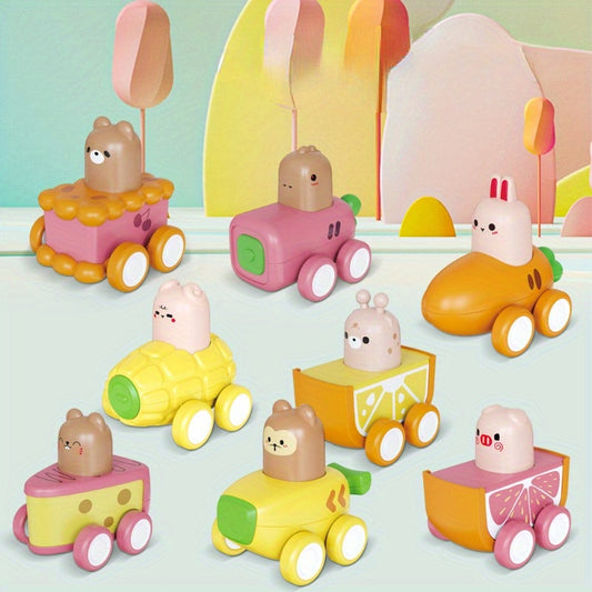 Cartoon Fruit Inertia Car Boys Resistant To Falling Toy