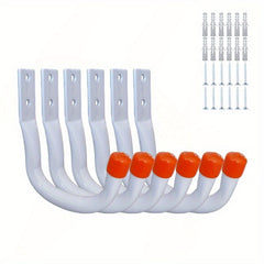 6pcs Heavy Duty Garage Hooks Tool Storage Hangers