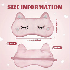 3pcs Cartoon Animal Eye Mask Soft Eyeshade