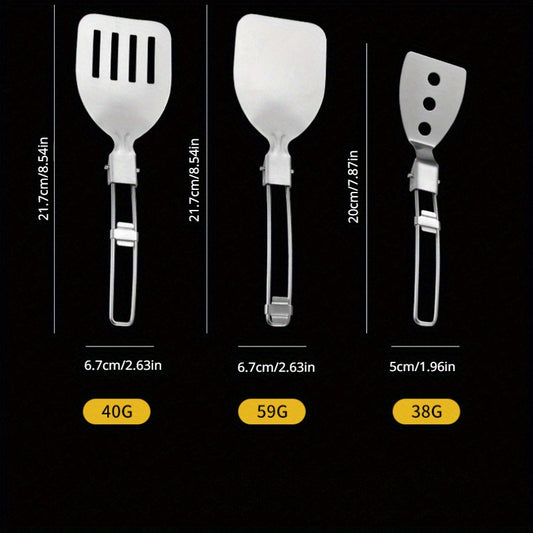6pc 304 Stainless Steel Camping Kitchenware Set