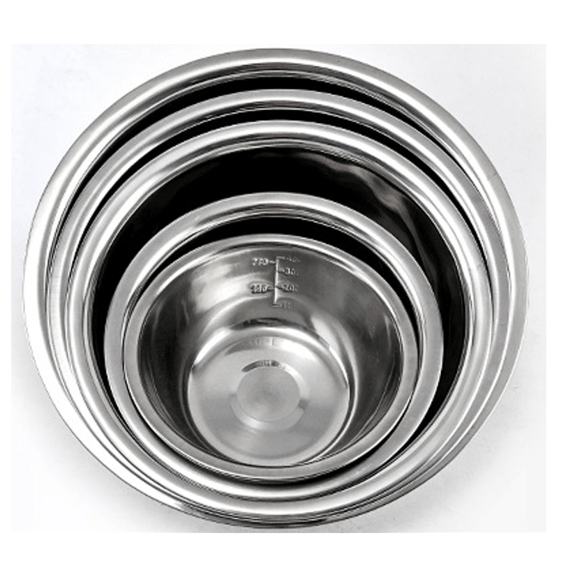 5pcs Stainless Steel Seasoning Bowls Set with Graduation Marks