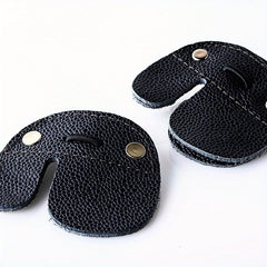 Double Layer Archery Finger Guard Cowhide Finger Protector for Recurve Bow