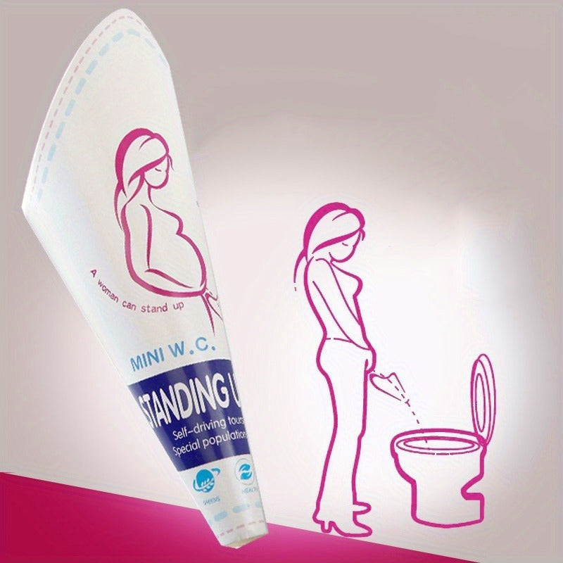 12pcs Female Disposable Urinal Standing Pee Funnel