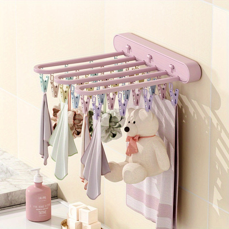 Windproof Folding Socks Rack for Clothing Stores
