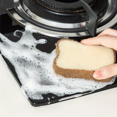 Toast Shape Scrub Sponges Thickened Cleaning Kitchen Sponge