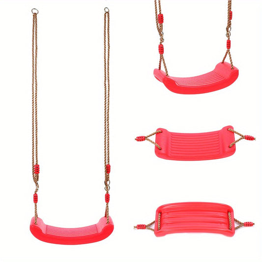 Red Orange Green Sitting Board Outdoor Indoor Swing