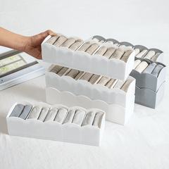 Grid Socks Drawer Box Set - Space Saving Organizer for Underwear Panties Socks