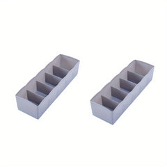 Grid Socks Drawer Box Set - Space Saving Organizer for Underwear Panties Socks