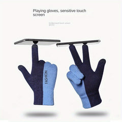 Men's Winter Outdoor Coldproof Gloves Cycling Touch Screen Thickened Gloves