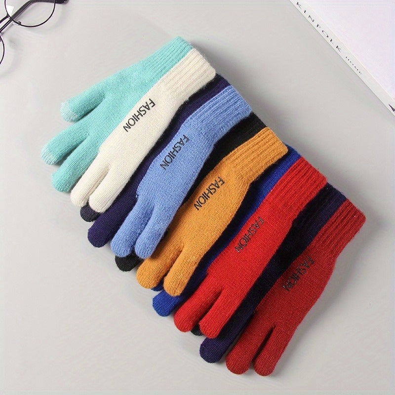 Men's Winter Outdoor Coldproof Gloves Cycling Touch Screen Thickened Gloves