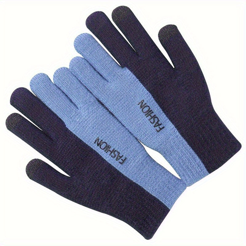 Men's Winter Outdoor Coldproof Gloves Cycling Touch Screen Thickened Gloves