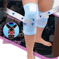 Non-slip Knitted Nylon Knee Pads for Sports Exercise