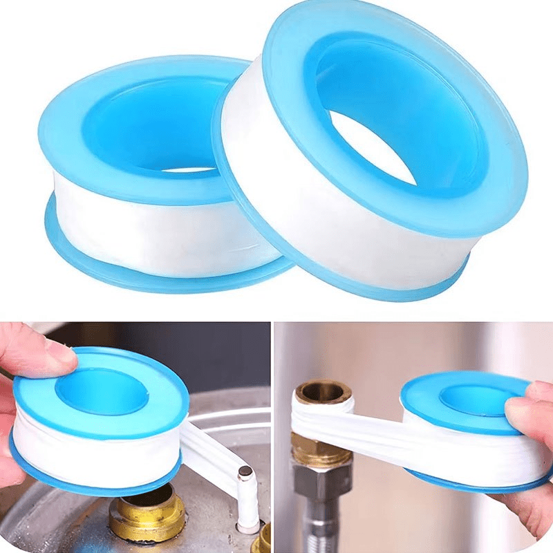 8pcs PTFE Thread Seal Tape Plumbing Plumber Fitting, Watertight Pipe Seal