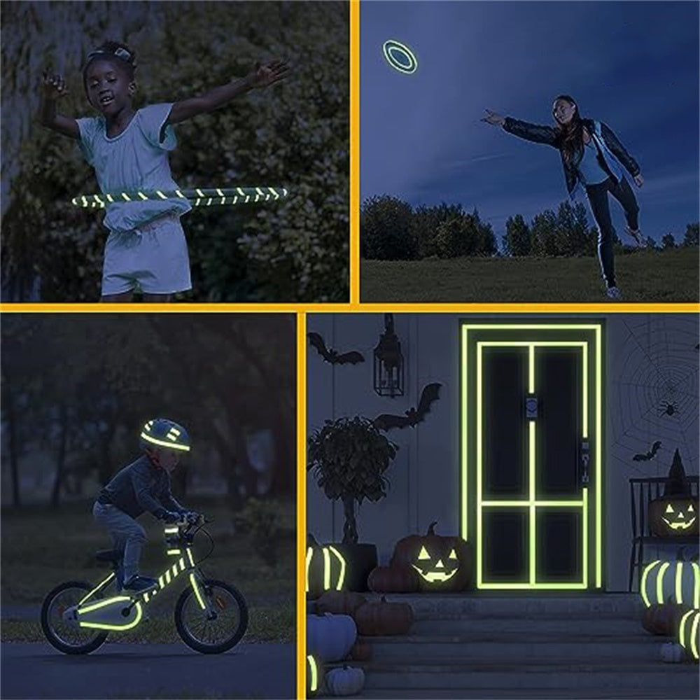 Glow In The Dark Tape Bright Fluorescent Tape Halloween Night Decor