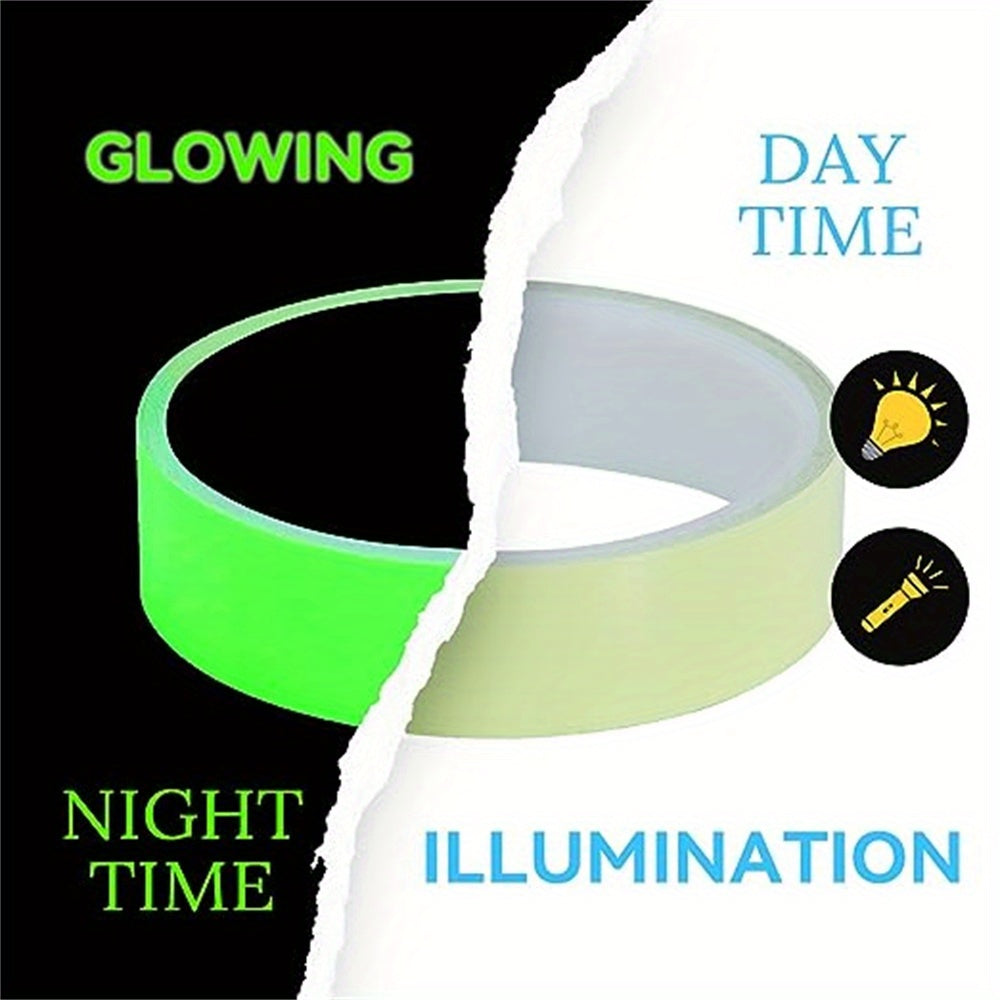 Glow In The Dark Tape Bright Fluorescent Tape Halloween Night Decor