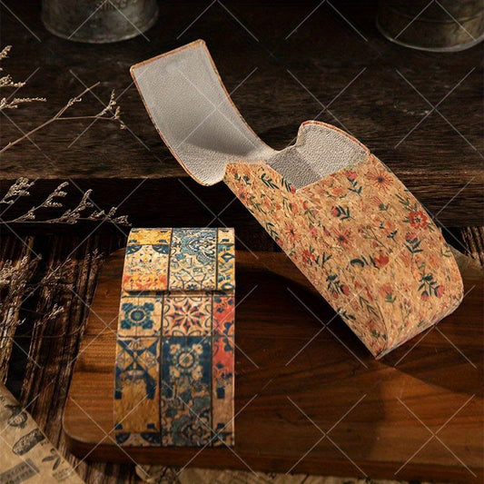 Vintage Glasses Case Cork Spray Storage Box Antique Sunglasses Storage Box