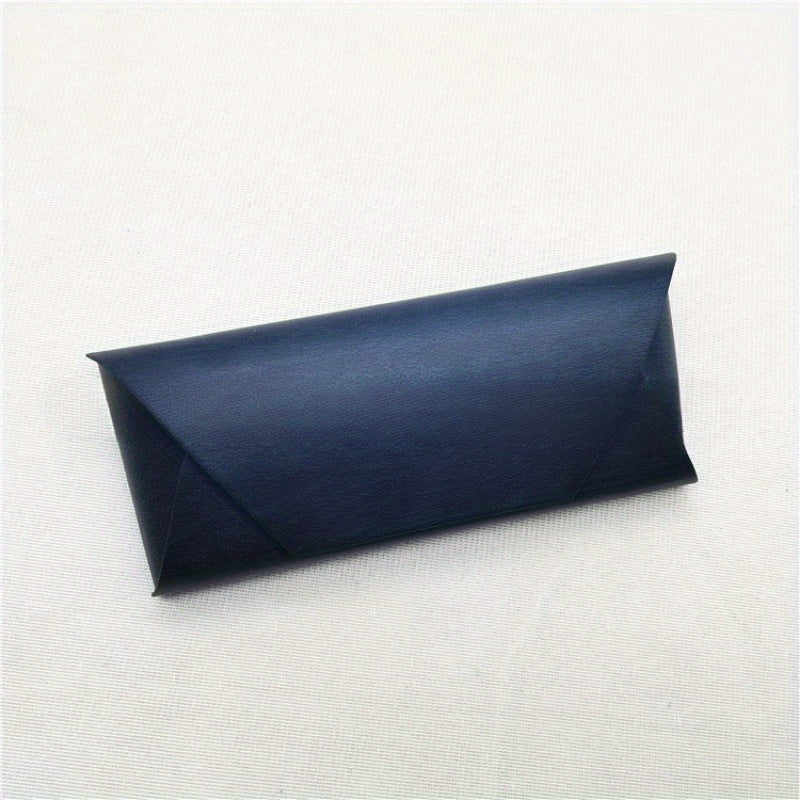 Glasses Case Retro Folding Anti Drop Denim Pattern Home Decor