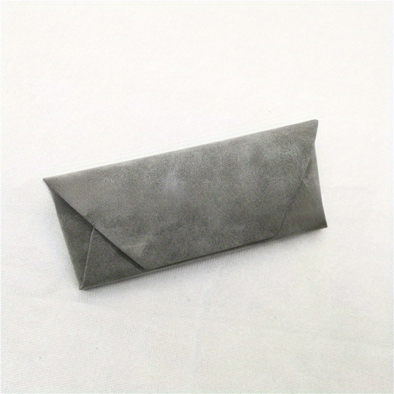 Glasses Case Retro Folding Anti Drop Denim Pattern Home Decor