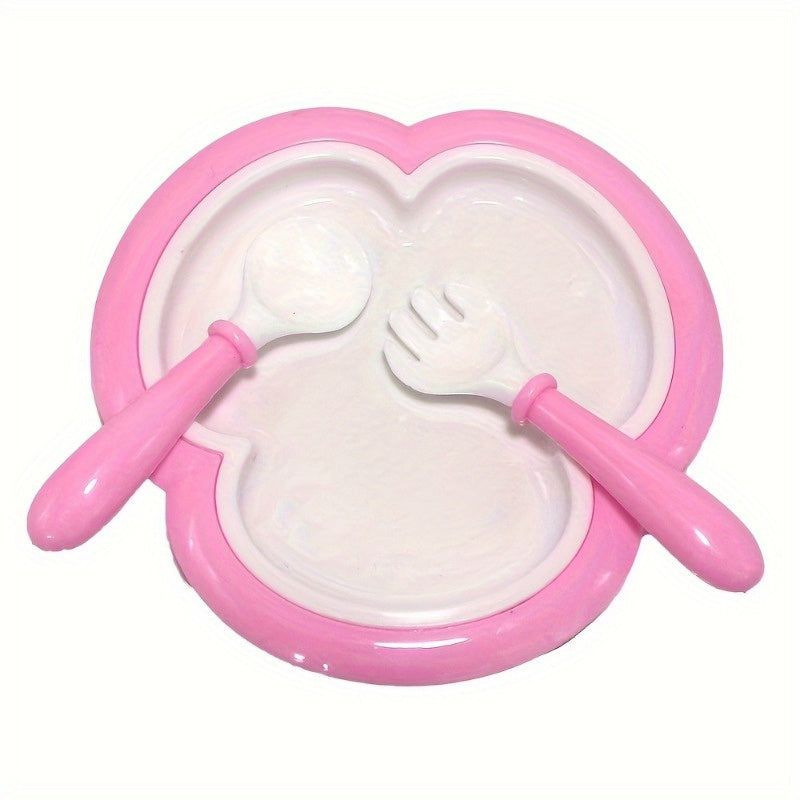 18" Doll Accessory Set Plastic Baby Bottle Drinking Cup Plate and Fork