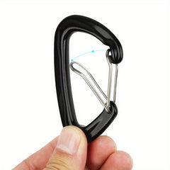 Aluminum Spring Hook Carabiner for Outdoor Hanging