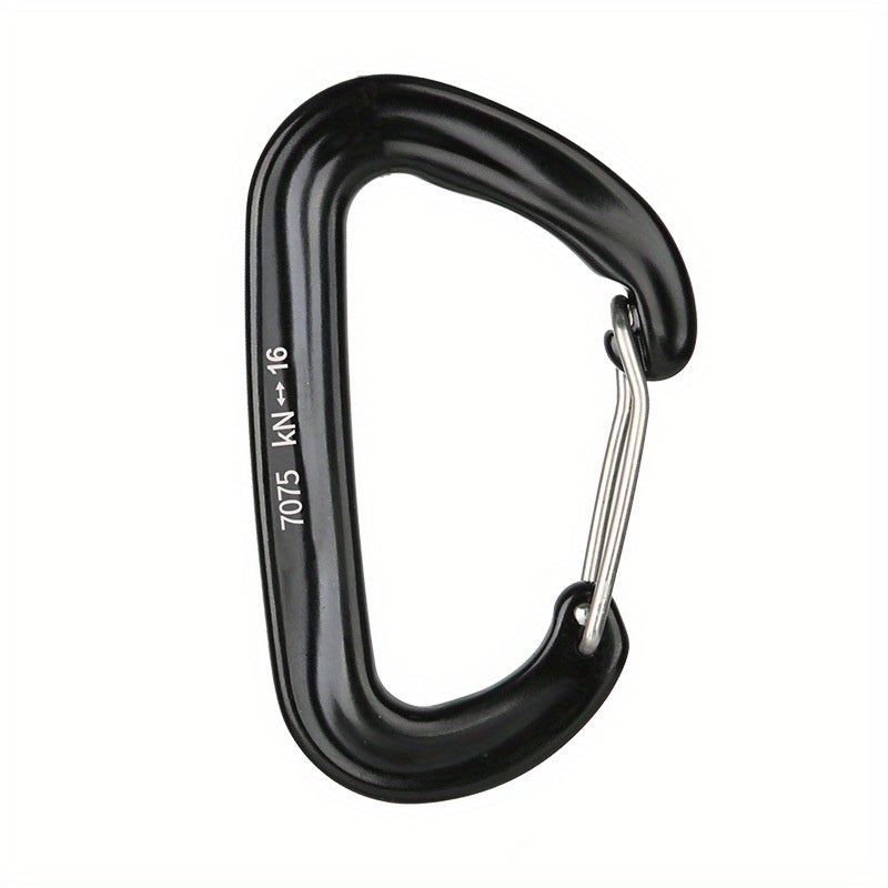 Aluminum Spring Hook Carabiner for Outdoor Hanging
