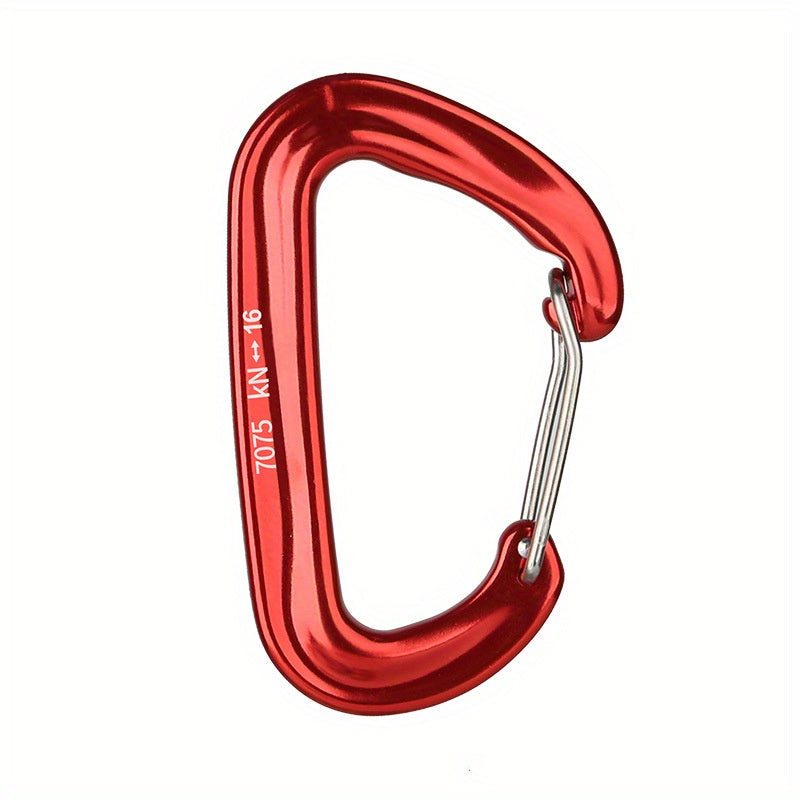 Aluminum Spring Hook Carabiner for Outdoor Hanging