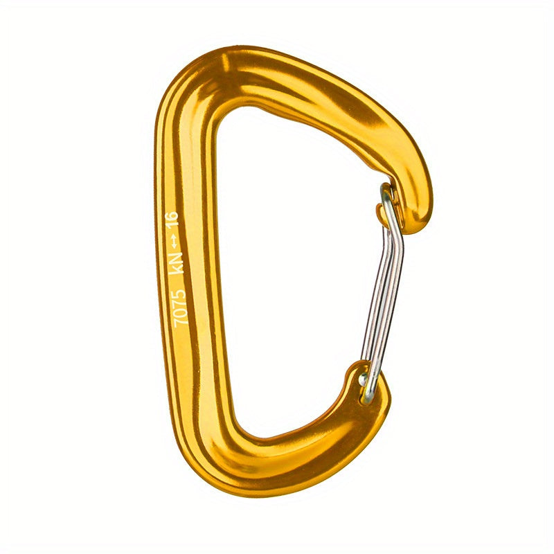 Aluminum Spring Hook Carabiner for Outdoor Hanging