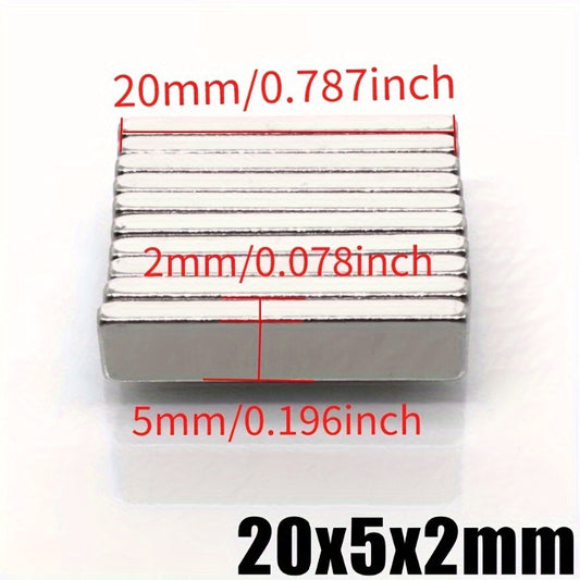 10pcs Neodymium Magnets 20x5x2mm N35 Strong