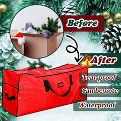 Christmas Tree Storage Bag Up To 228 6 cm Tall Artificial Tree Red