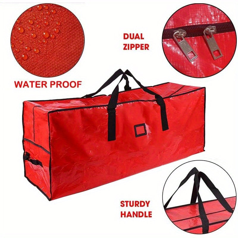 Christmas Tree Storage Bag Up To 228 6 cm Tall Artificial Tree Red
